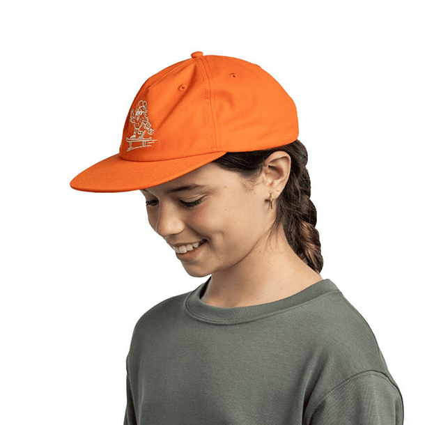 Jockey Snapback Cap Niños Solid Poppy BUFF® 3