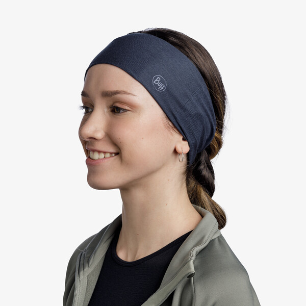 Cintillo Coolnet Uv® Wide BUFF® Solid Night Blue 3