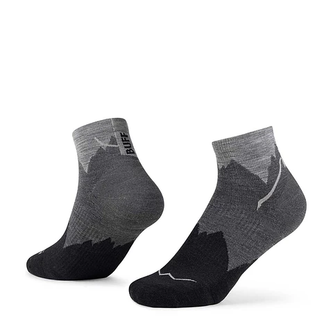 Calcetines BUFF® Lana Merino ligera caña media BLACK