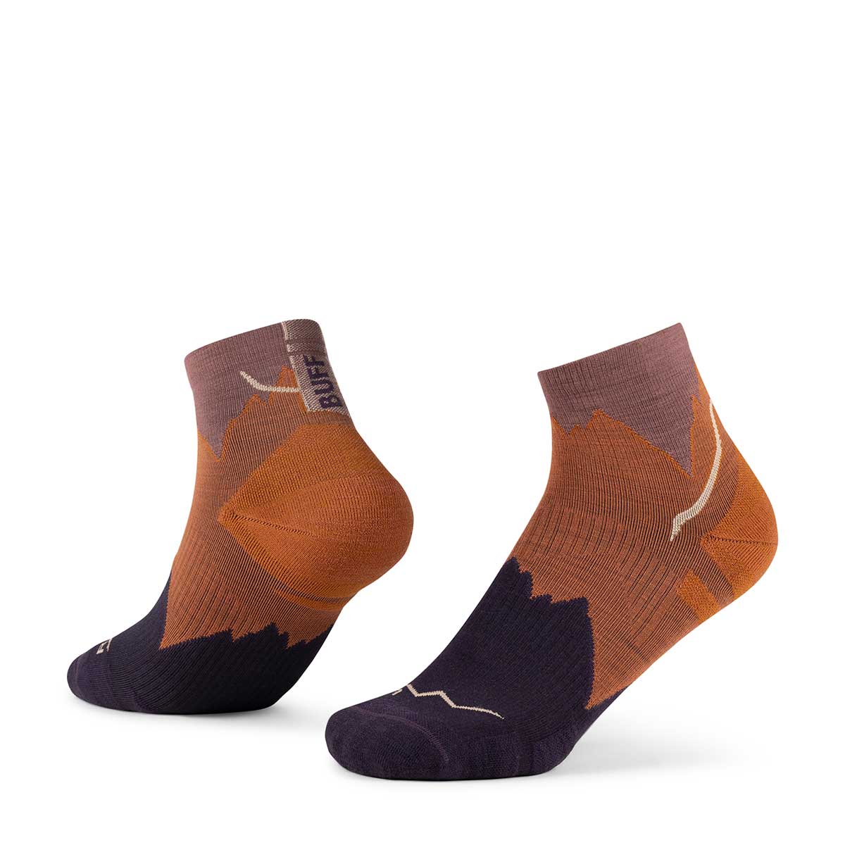 Calcetines BUFF® Lana Merino ligera caña media GINGER 1