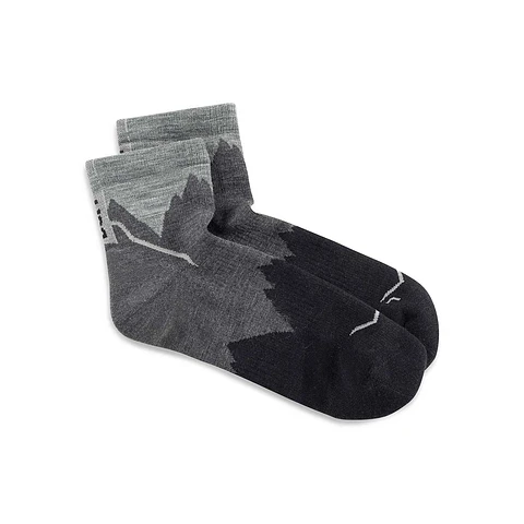 Calcetines BUFF® Lana Merino ligera caña media BLACK