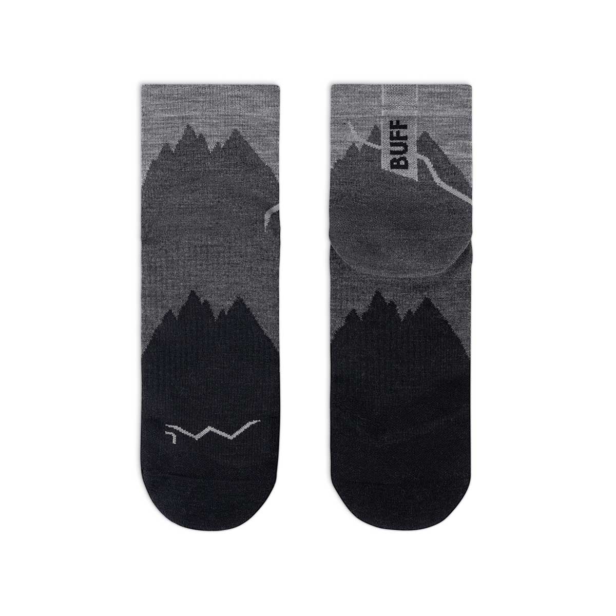 Calcetines BUFF® Lana Merino ligera caña media BLACK 3