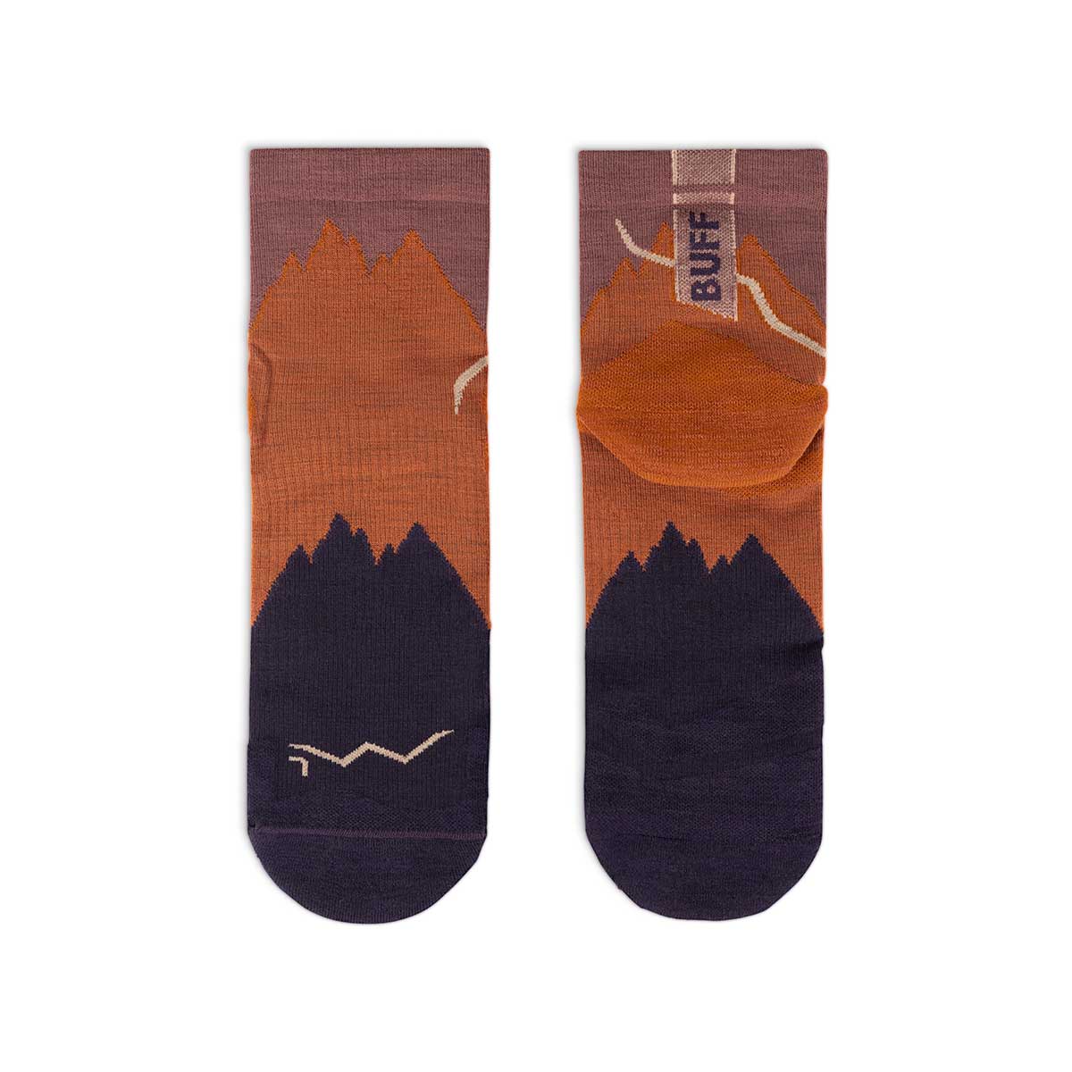 Calcetines BUFF® Lana Merino ligera caña media GINGER 3