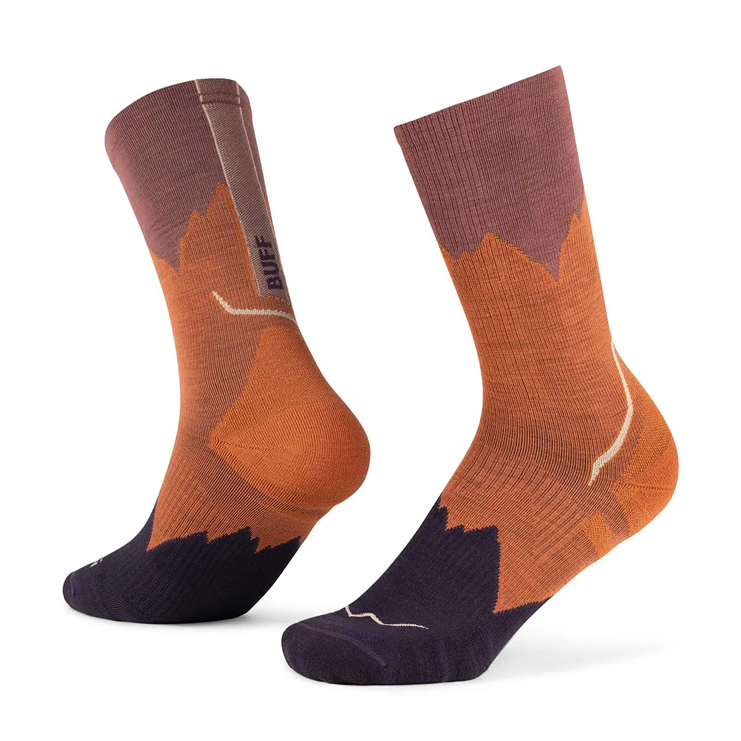 Calcetines BUFF® Lana Merino ligera caña alta GINGER 1