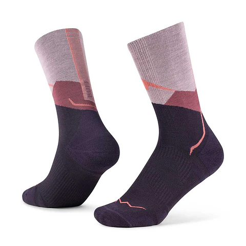 Calcetines BUFF® Lana Merino ligera caña alta PINK