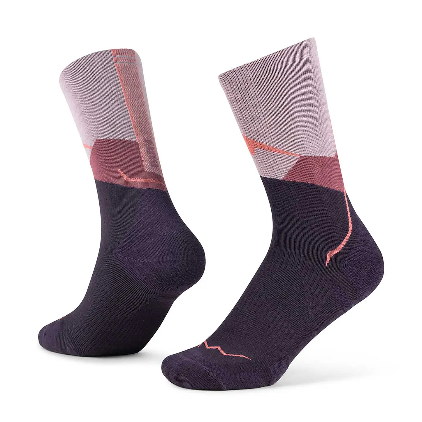 Calcetines BUFF® Lana Merino ligera caña alta PINK 1