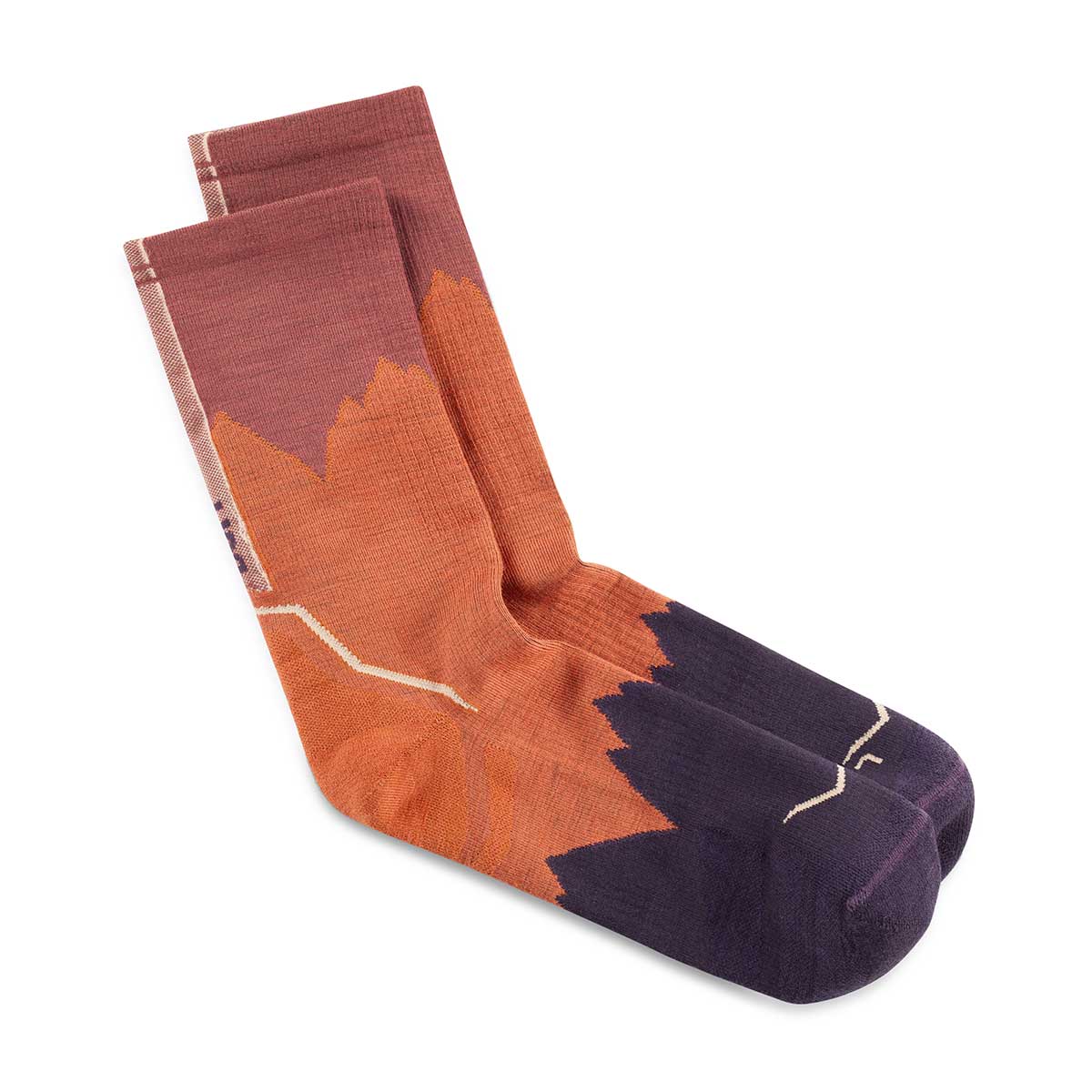 Calcetines BUFF® Lana Merino ligera caña alta GINGER 2