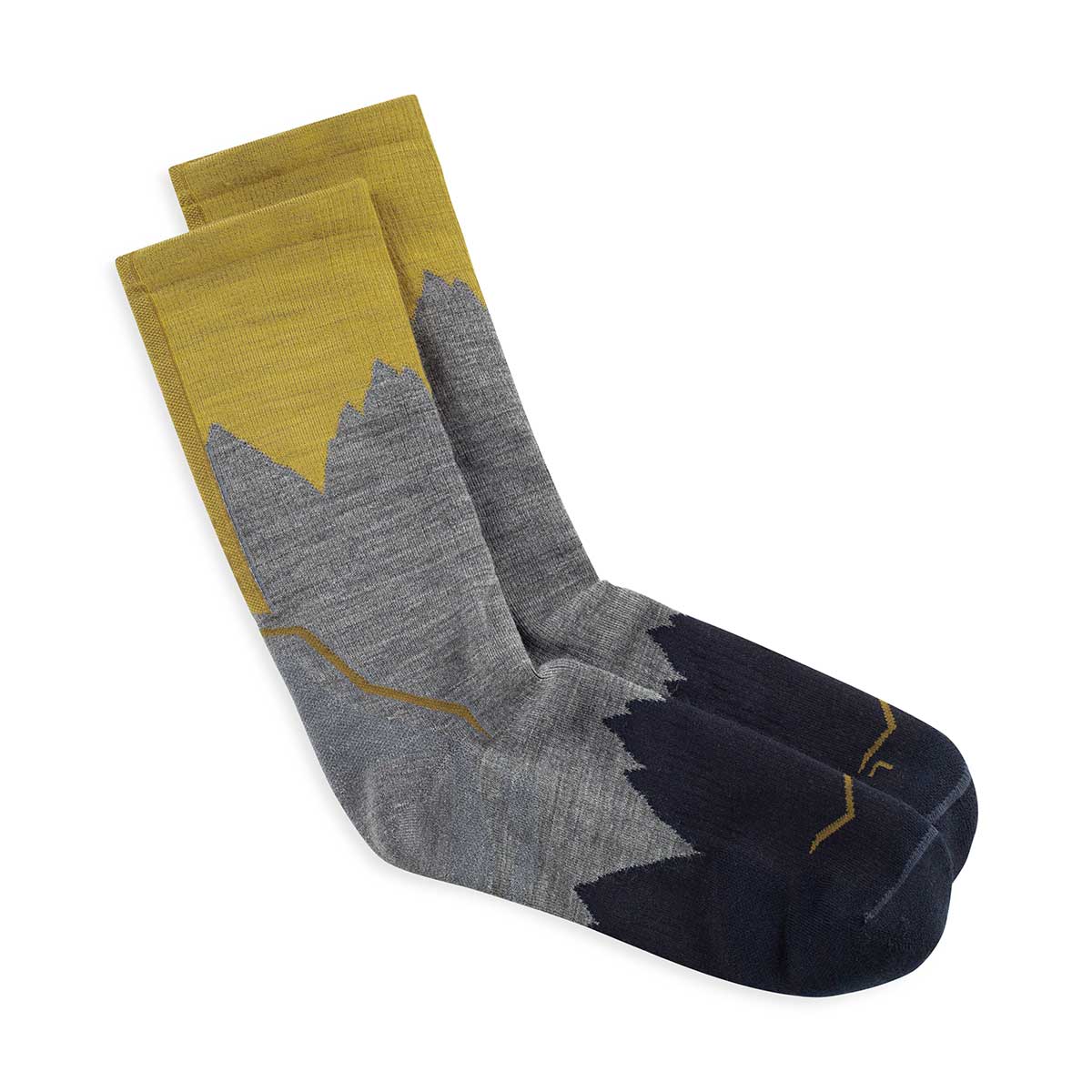 Calcetines BUFF® Lana Merino ligera caña alta GREY 2