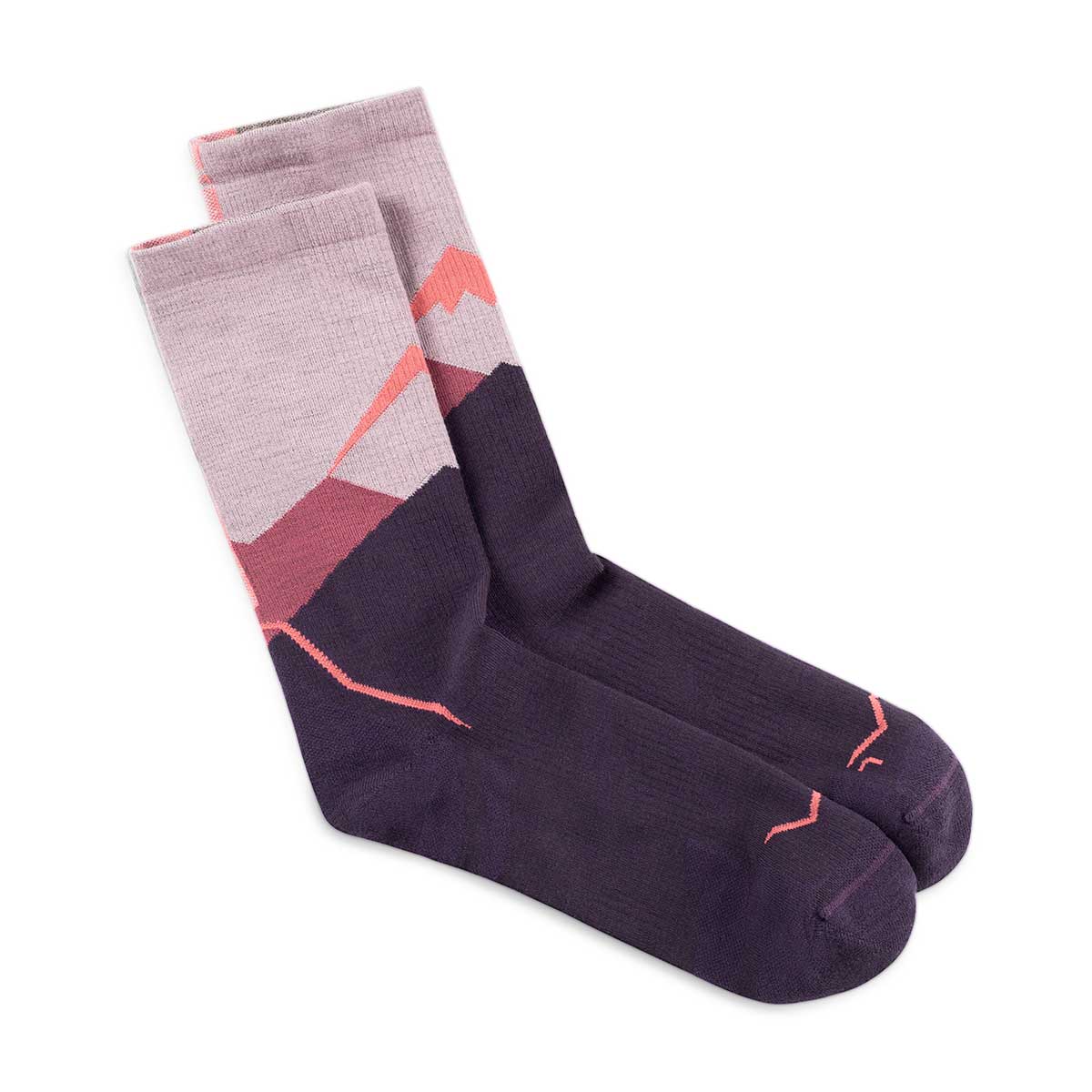 Calcetines BUFF® Lana Merino ligera caña alta PINK 2
