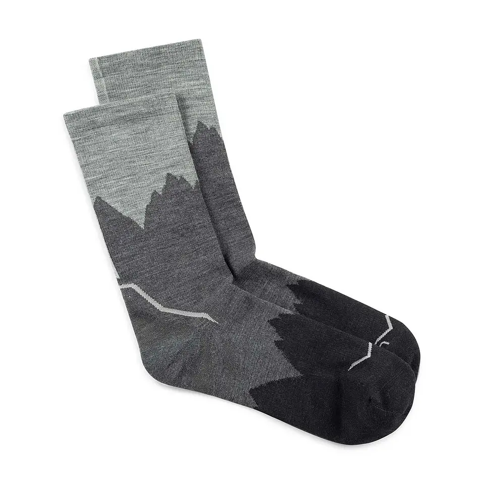 Calcetines BUFF® Lana Merino ligera caña alta BLACK 2