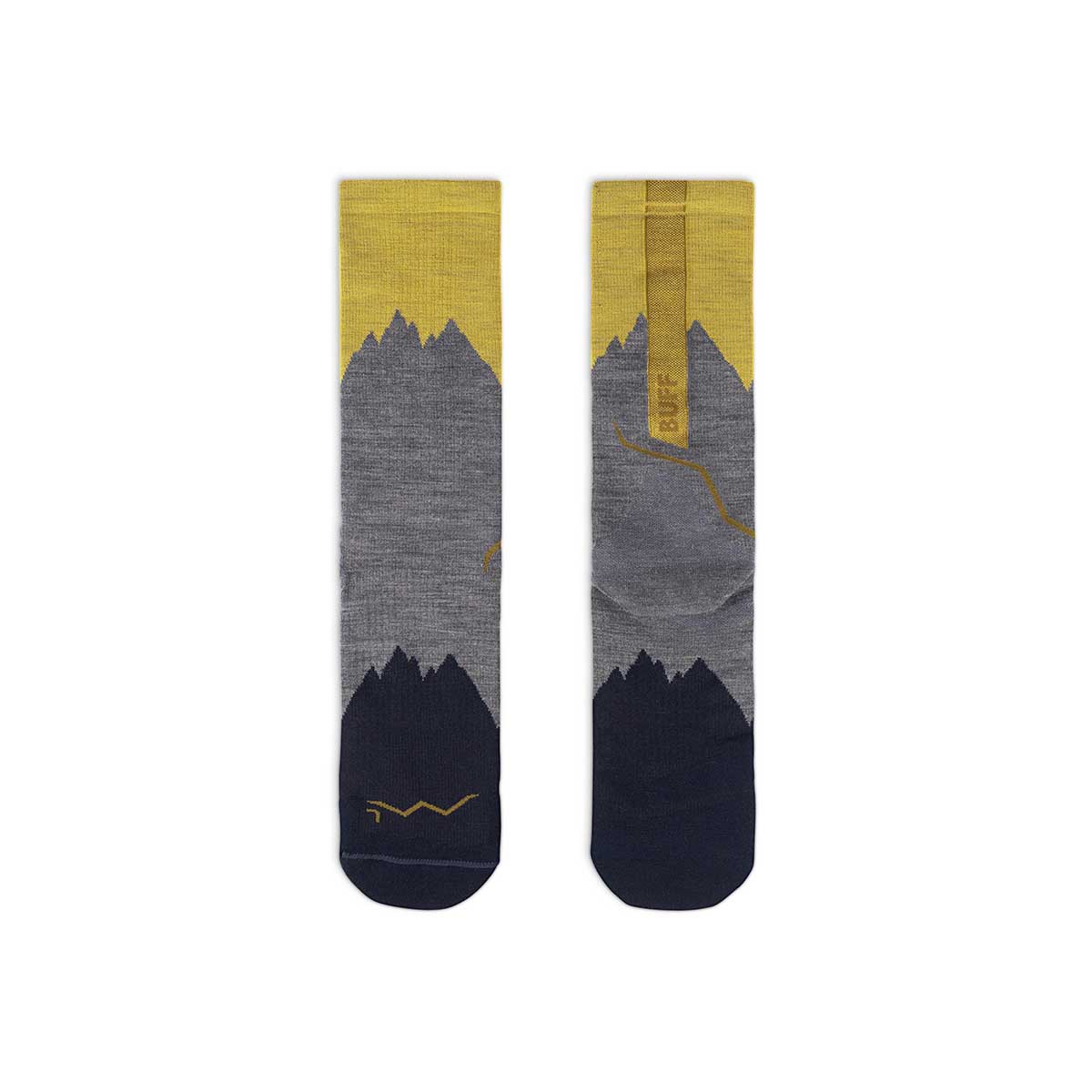 Calcetines BUFF® Lana Merino ligera caña alta GREY 3