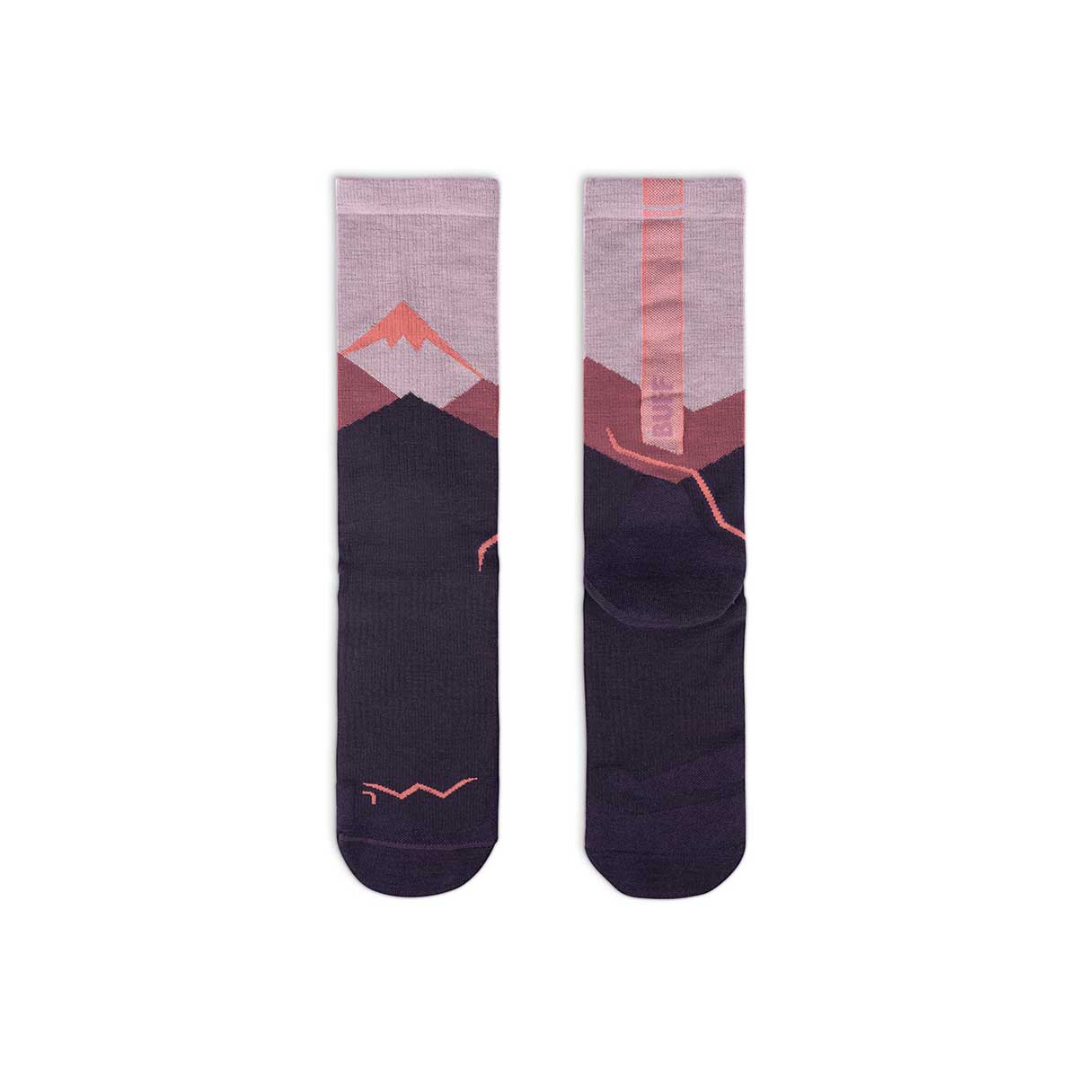 Calcetines BUFF® Lana Merino ligera caña alta PINK 3