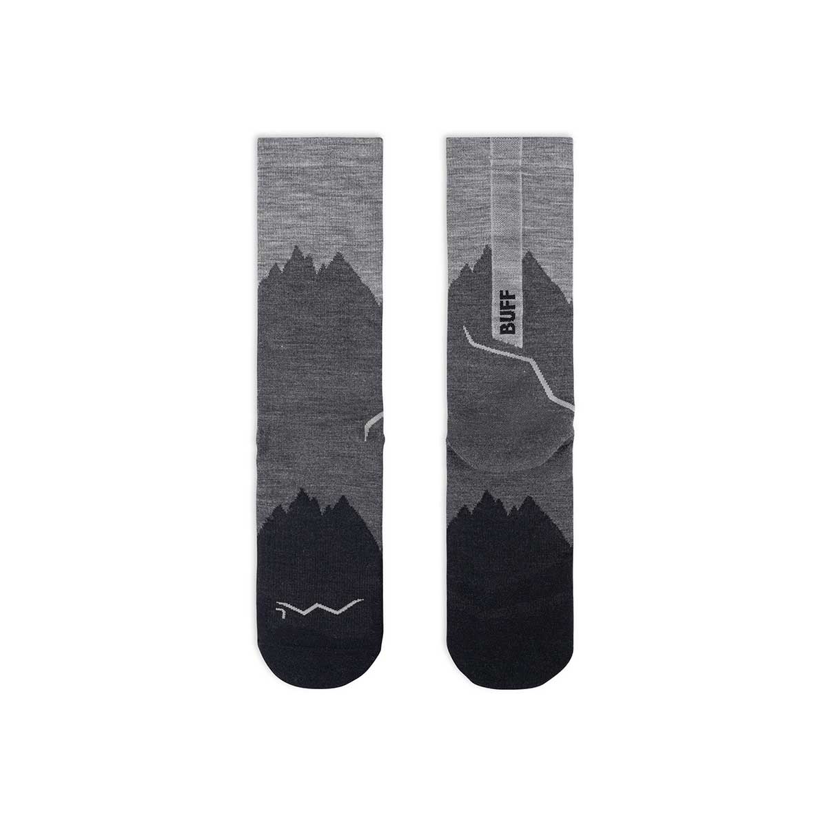 Calcetines BUFF® Lana Merino ligera caña alta BLACK 3