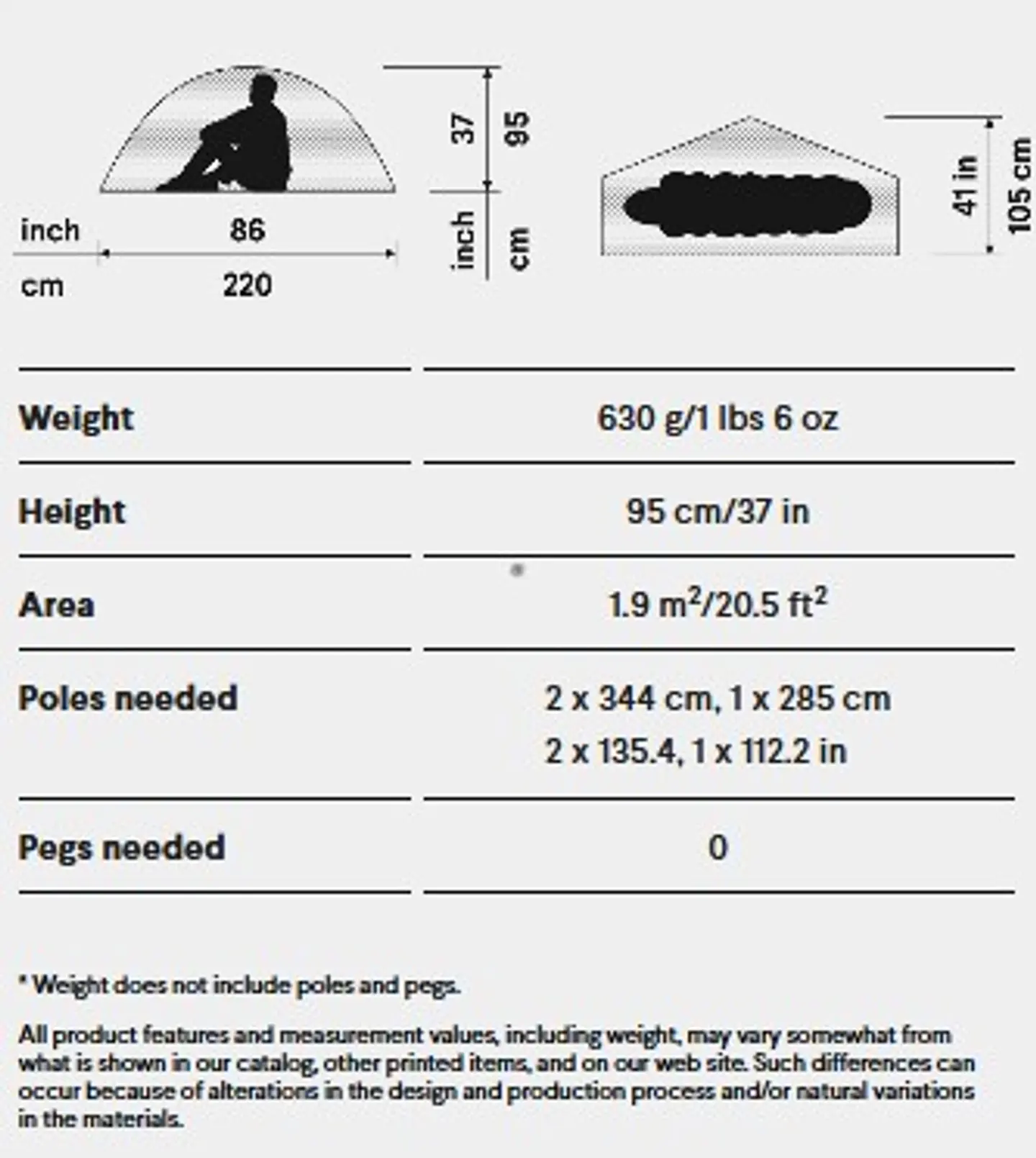 Carpa interior de Malla Soulo (no incluye varillas) Hilleberg 2