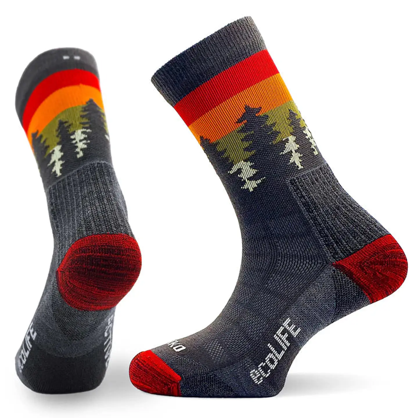 Calcetines TEKO ecoLIFE WILD FOREST Acolchado ligero 2.0 1