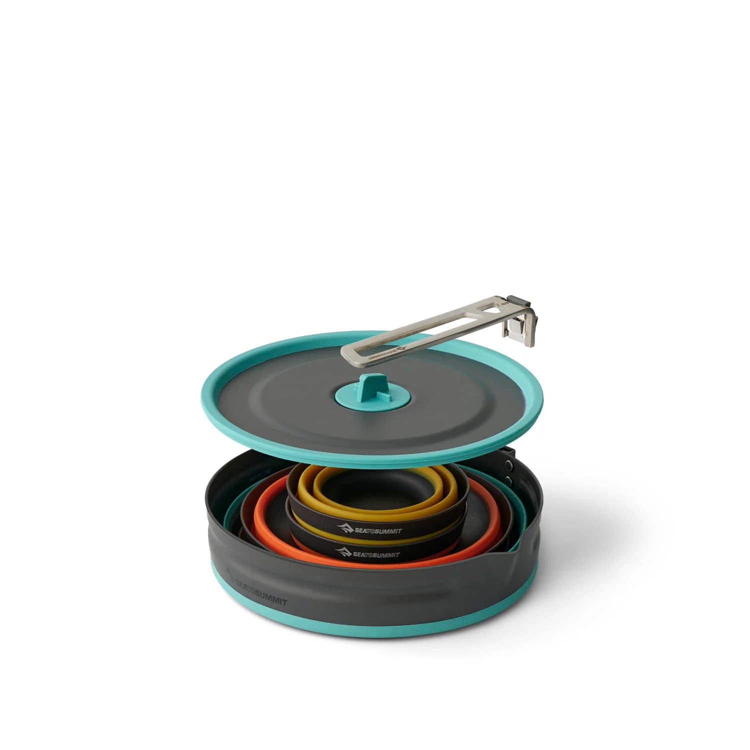 Set de cocina plegable Ultralight Frontier - [2P] [1 Olla] [5 Piezas] 2
