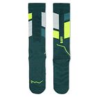 Calcetines Buff ThermoNet® caña extra alta Azul Verdoso 2