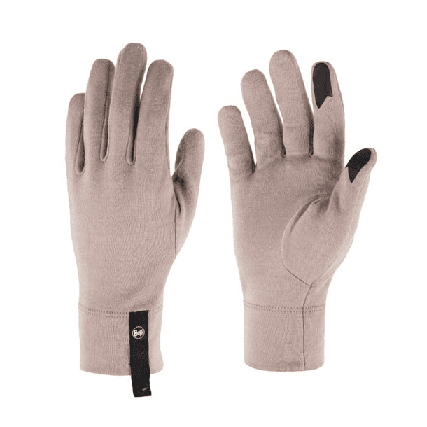 Guantes Buff Lana Merino grosor medio, Lila Ice 1