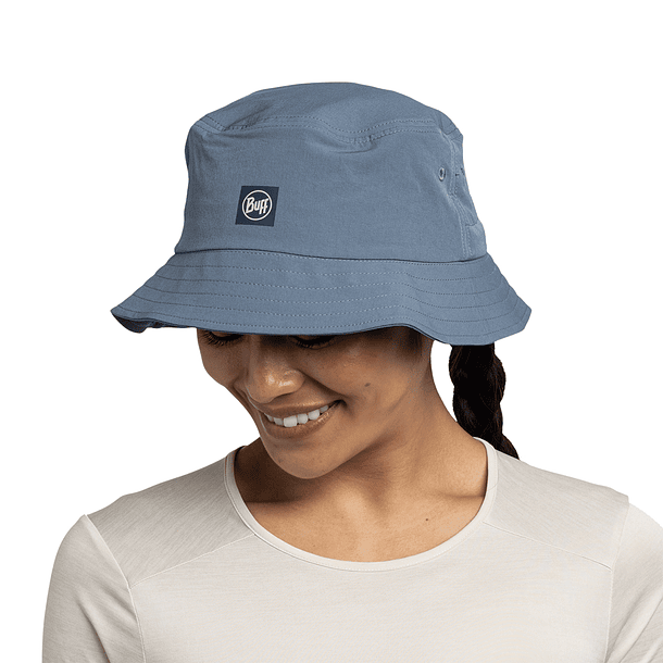 Gorro Adventure Bucket Solid Stone Blue BUFF® 2
