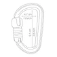Mosqueton Petzl Bm'D Triact-Lock - Miniatura 6