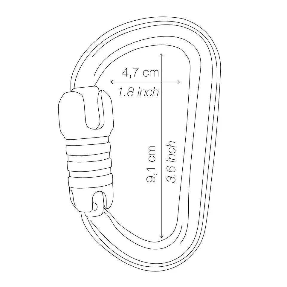 Mosqueton Petzl Bm'D Triact-Lock 6