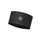 Cintillo Coolnet Uv® Wide Headband BUFF® Solid Black 1