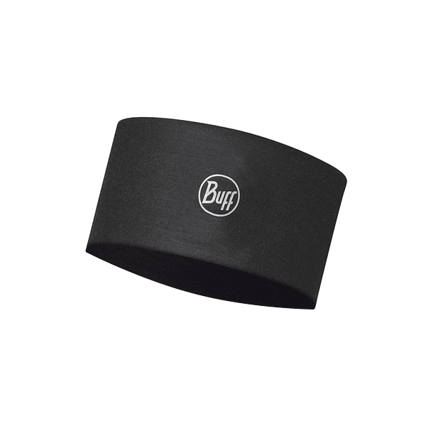 Cintillo Coolnet Uv® Wide Headband BUFF® Solid Black 1