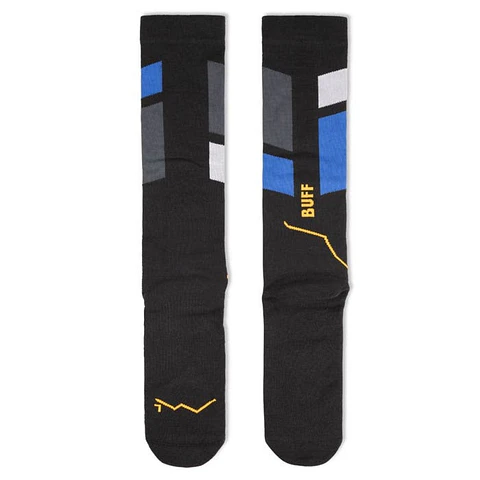 Calcetines Buff ThermoNet® caña extra alta Negros