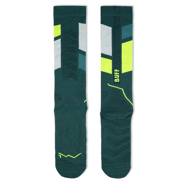 Calcetines Buff ThermoNet® caña extra alta Azul Verdoso 2