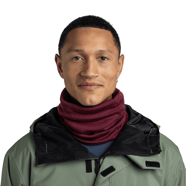 Tubular Merino Heavyweight BUFF® Solid Tibetan Red 3