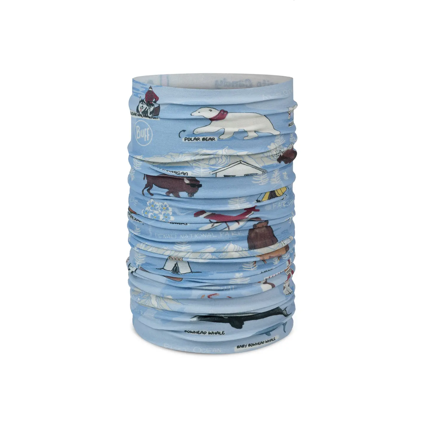 Tubular Original Ecostretch BUFF® para niño Imus Washed Blue 1