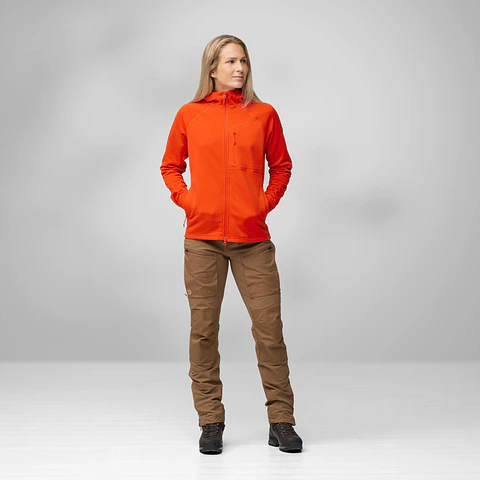 Polar Hoody Mujer Fjällräven Abisko Grid