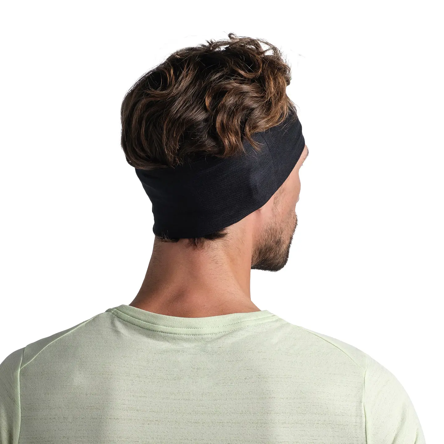 Cintillo Coolnet Uv® Wide Headband BUFF® Solid Black 2