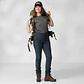 Pantalón Mujer Fjällräven Abisko Trail Stretch - Miniatura 7