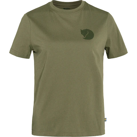 Polera Mujer Fjällräven Logo Fox Boxy