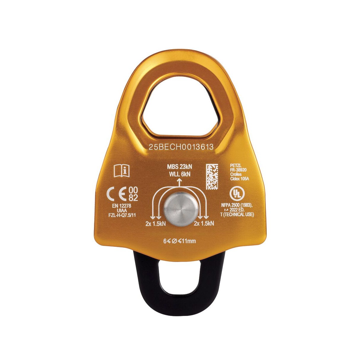 Polea Prusik doble de Alto Rendimiento Petzl® MINDER S2 3