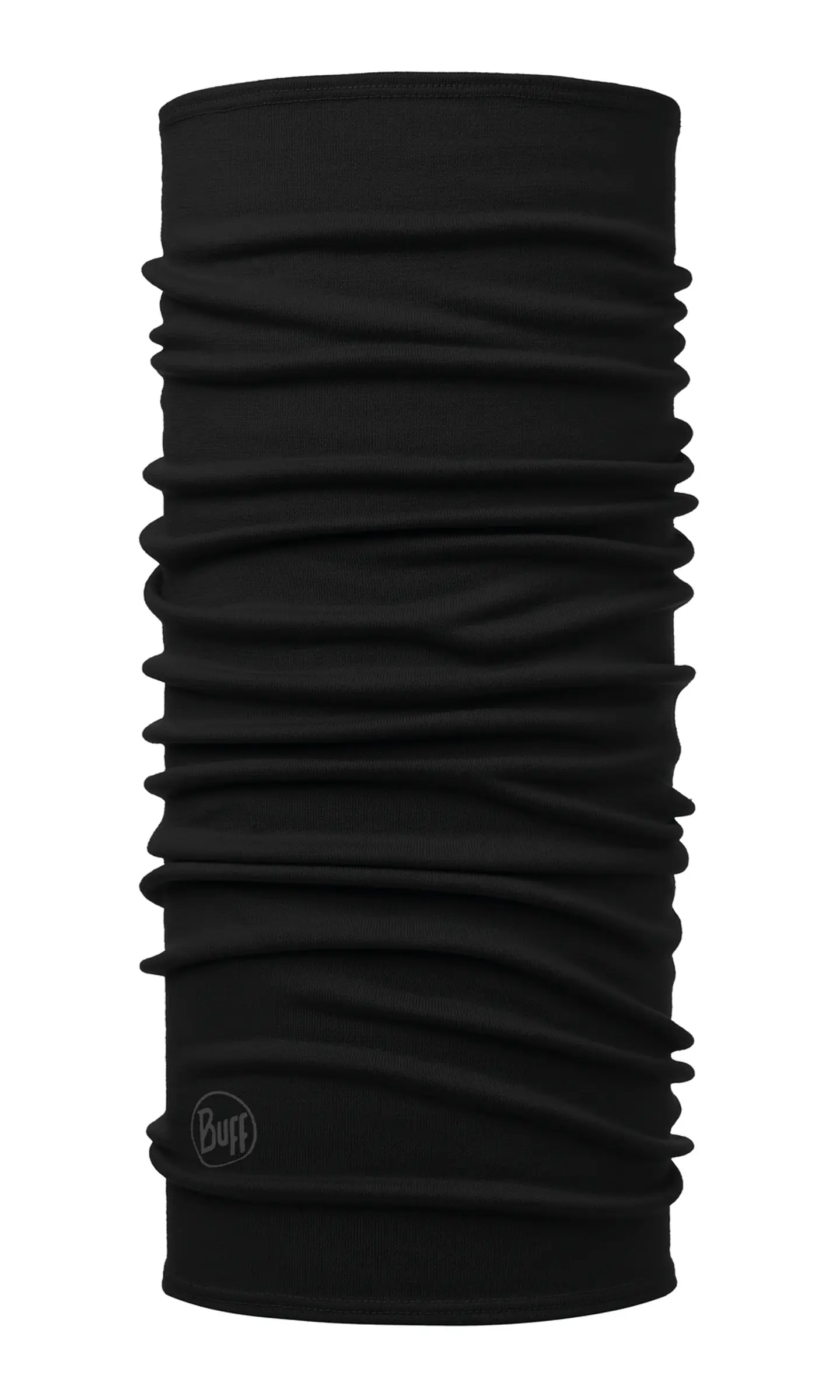 Tubular Merino Midweight BUFF® Solid Black 1