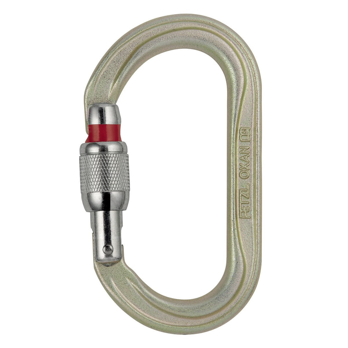 Mosquetón Seguridad Acero Petzl Oxan 2