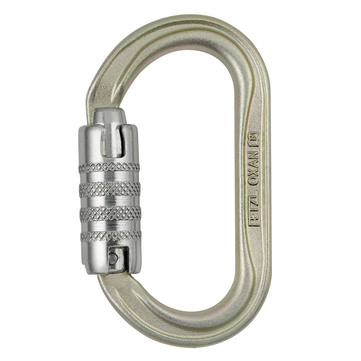 Mosquetón Seguridad Acero Petzl Oxan 3