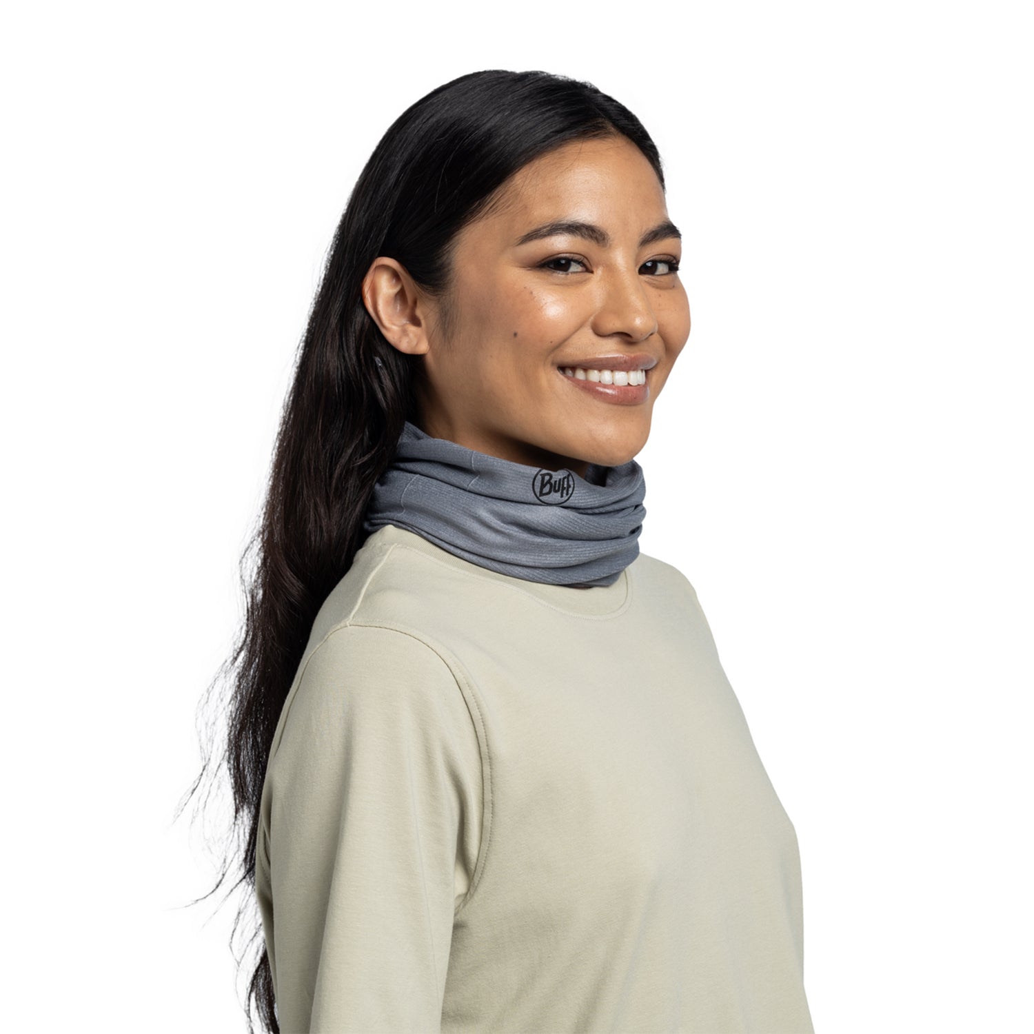 Tubular Coolnet Uv® BUFF® Solid Ash 3