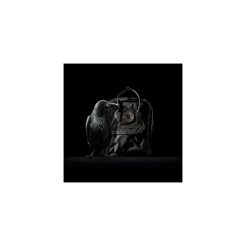 Mochila Fjällräven Kånken No. 2 Mini Negra 5