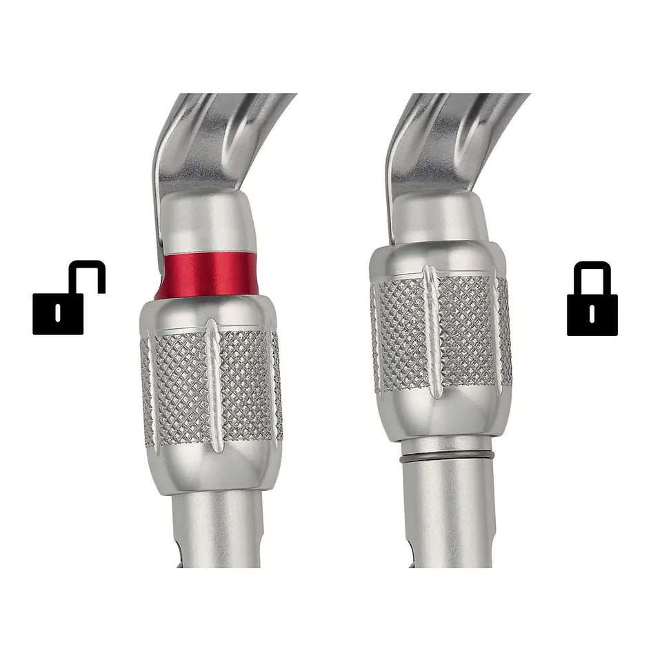 Mosquetón con seguro OK Petzl 7