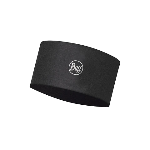 Cintillo Coolnet Uv® Wide Headband BUFF® Solid Black