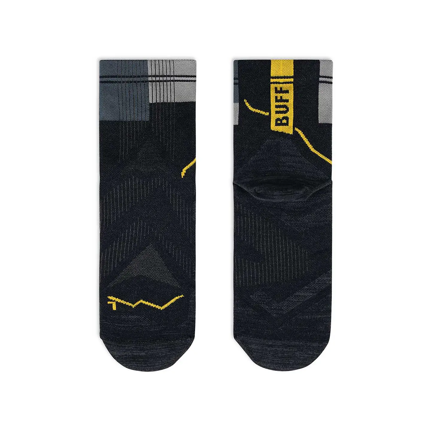 Calcetines BUFF® CoolNet™ caña media GRAPHITE 3