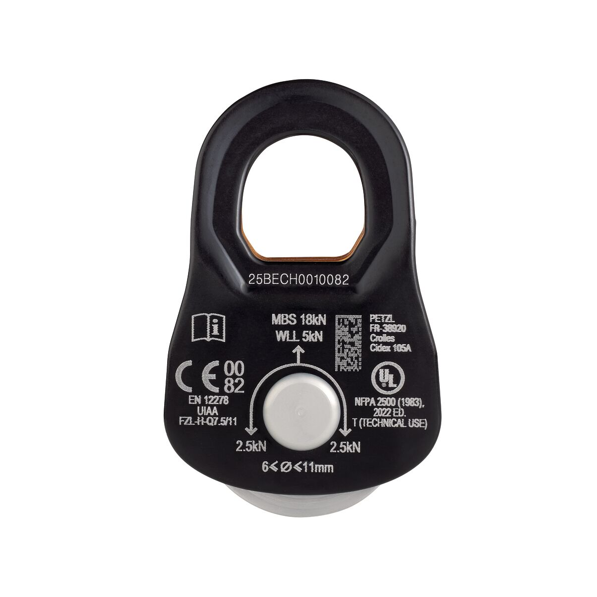 Polea de Alto Rendimiento Petzl RESCUE S 2