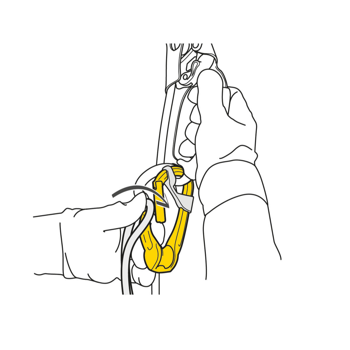 Mosquetón Polea Petzl Rollclip A 3