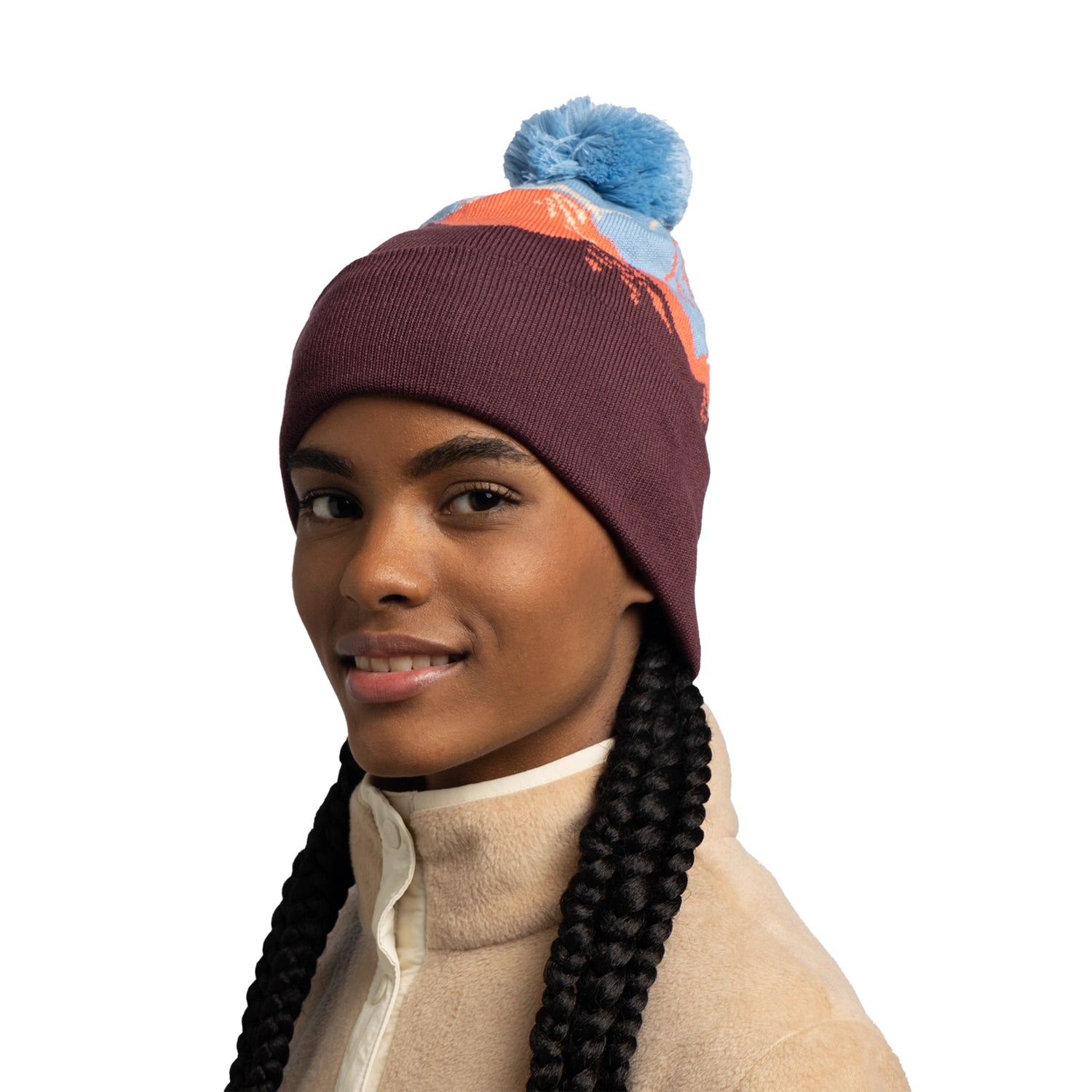 Gorro Tejido BUFF® Tatik Burgundy 5