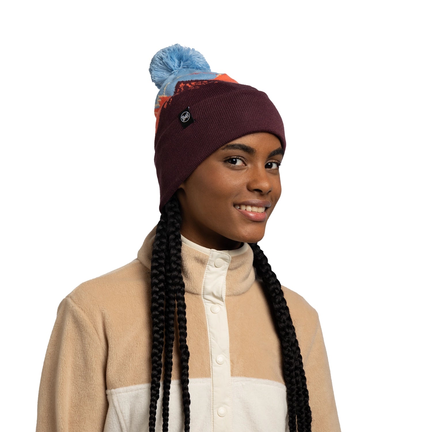 Gorro Tejido BUFF® Tatik Burgundy 6