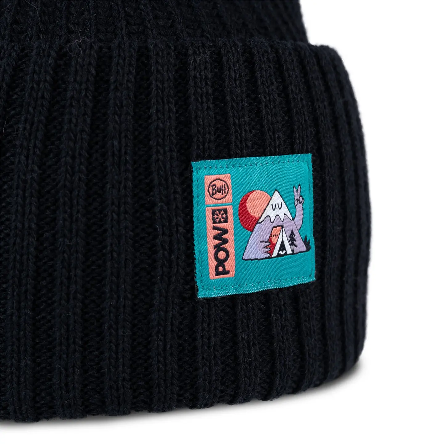 Gorro Tejido BUFF®  Pow Rutger Black 2