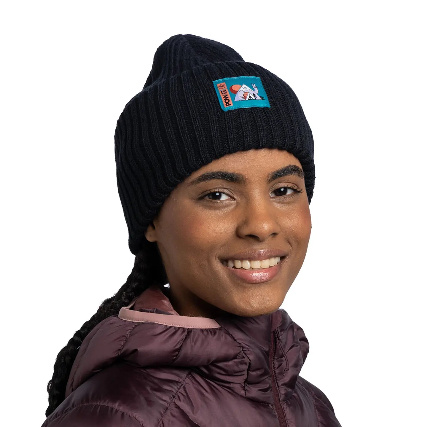 Gorro Tejido BUFF®  Pow Rutger Black 3